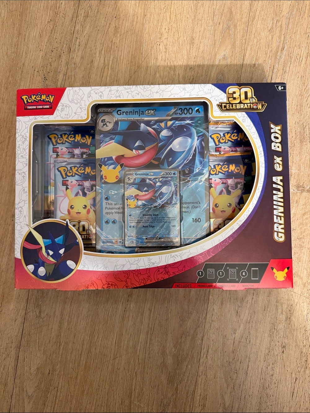 Pokémon TCG: 30th Celebration Greninja ex Box.